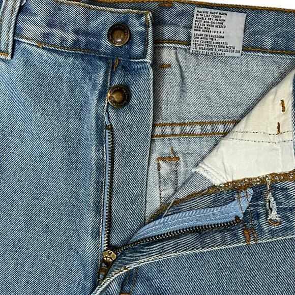 Vintage NO Boundaries High Waisted Denim Blue Jean Shorts Woman’s Size 11/12 - Picture 3 of 9